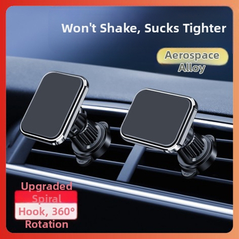 Mágneses autótelefon-tartó, 360° forgás, szerelhető a szellőzőbe, univerzális kompatibilitás, súly 103 g