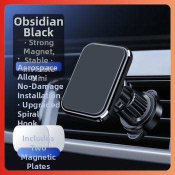 Магнитен държач за телефон за автомобил, въртене 360°, монтаж на въздухоотвод, универсална съвместимост, тегло 103 г