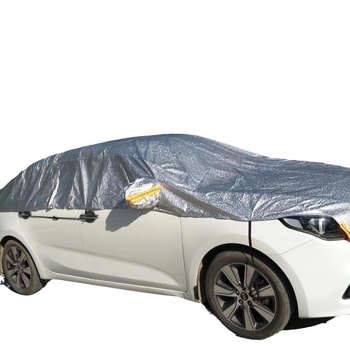 Κάλυμμα αυτοκινήτου με αλουμινιοφιλμ για προστασία όλο τον χρόνο από θερμότητα, βροχή και σκόνη; ενισχυμένος, μακρύτερος σχεδιασμός; καθολική εφαρμογή σε διάφορα μοντέλα; βάρος 1,1–1,4 кг; προσαρμογή