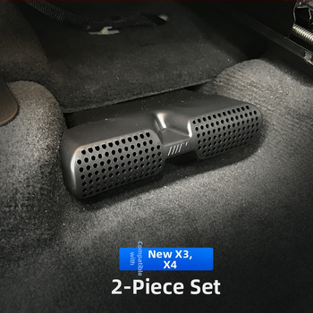 Κάλυμμα σκόνης εξόδου αέρα κάτω από το κάθισμα, συμβατό με X3/X4, SNBLO ABS, Μοντέλο 066