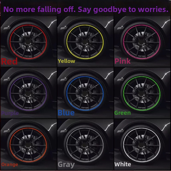 Антиколизиозна лента за джанта - гума, персонализирана обработка, модел: джантов стикер, общо приложение