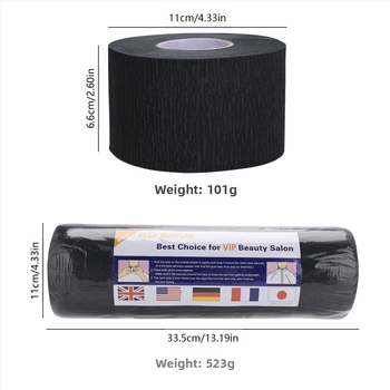 Еднократна хартия за предпазване на шията за фризьорски салон, 20 листа в опаковка, водоустойчива