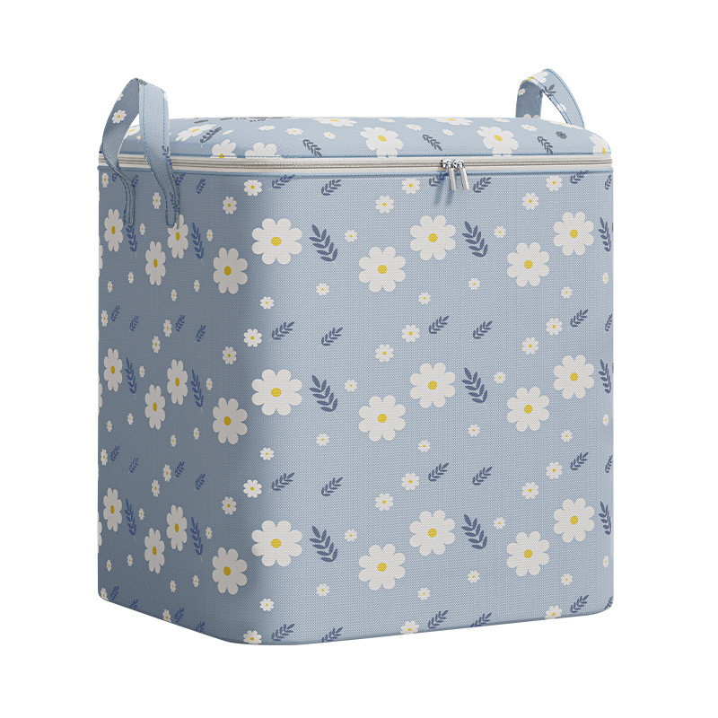 Kockasta vreća za pohranu deka i odjeće, od netkane tkanine, višefunkcionalna, pogodna za spavaću sobu, putovanja i dnevni boravak