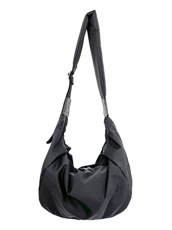 Nylon dumpling alakú táska — tote stílus, cipzáras nyitás, poliészter bélés, belső zseb