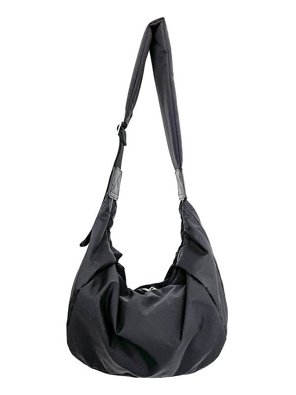 Nylon dumpling alakú táska — tote stílus, cipzáras nyitás, poliészter bélés, belső zseb