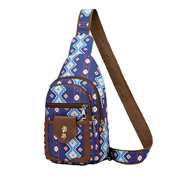 Платнена кръстосана чанта за пътуване, Оксфорд плат, цип за затваряне, вътрешен джоб с цип, полиестерна подплата, има междинен слой