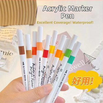 Μαρκαδόροι ακρυλικοί για τέχνη – αδιάβροχοι, αντοχή στο ξεθωριάσμα, κατάλληλοι για γκράφιτι, κεραμικά και ακουαρέλα – Joyful