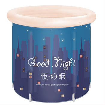 Αναδιπλούμενος κάδος μπάνιου για ενήλικες, PVC/νάιλον ύφασμα, κατάλληλο για μπάνιο, μάρκα Water Beauty