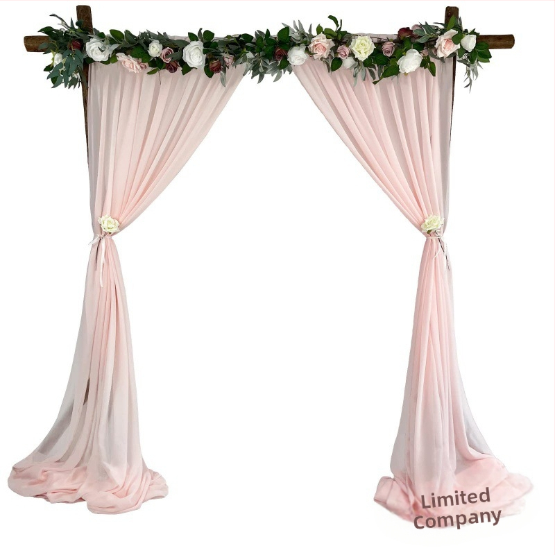 Перлена шифонова завеса - ръчно изработена, персонализираема за декорация на рожден ден