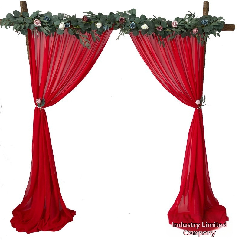 Perlų šifono užuolaida – rankų darbo, pritaikoma gimtadienio dekoracijoms