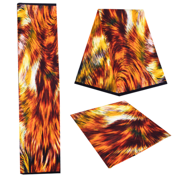 Αφρικανικό ύφασμα βαμβακερό καλίκο με διπλής όψεως γεωμετρικό μοτίβο — 100% βαμβάκι, κερί βάψιμο, υφαντό ύφασμα; εφαρμογές: καπέλα, φούτερ, τσάντες, μαξιλάρια και ρούχα.