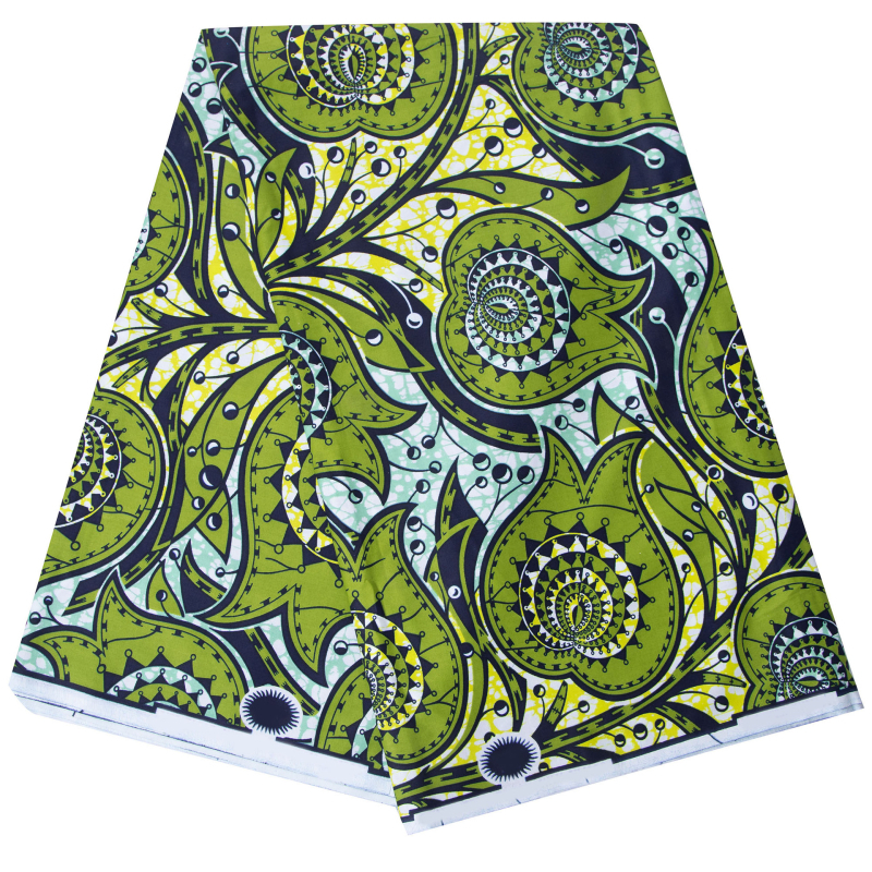 Afrikos batiko medvilnės kaliko audinys su dvipuse geometrijos spauda — 100% medvilnė, vaškinis dažymas, audinys; panaudojimas: skrybėlėms, megztiniams, krepšiams, pagalvėms ir drabužiams.