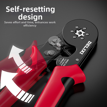 Delixi Πολυλειτουργικές πένσες για τερματικά καλωδίων – τύπος βελόνας, ψυχρή κλιμάκωση, κράμα ατσάλι