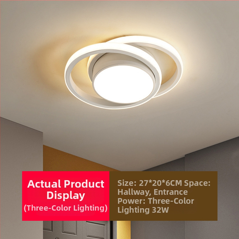 Lampă de plafon LED în stil scandinav modern pentru hol și vestibul – 220V, sursă LED, acoperire 5–10 m², CRI 80–90, durată de viață 10000 h