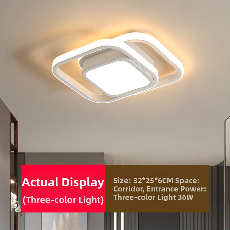 Lampă de plafon LED în stil scandinav modern pentru hol și vestibul – 220V, sursă LED, acoperire 5–10 m², CRI 80–90, durată de viață 10000 h