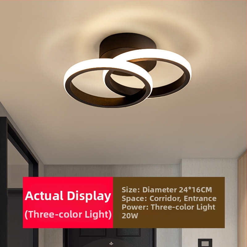 Lampă de plafon LED în stil scandinav modern pentru hol și vestibul – 220V, sursă LED, acoperire 5–10 m², CRI 80–90, durată de viață 10000 h