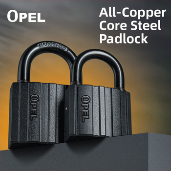 Κλειδαριά οικιακή - σώμα από ορείχαλκο, αδιάβροχη, ματ υφή; Μοντέλο W-BLACK-DX; Μάρκα OPEL; Χρήση: πόρτες ντουλαπιών, πόρτες δωματίων, αποθήκες