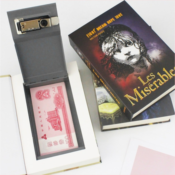 Ασφαλές βιβλίο με κωδικό - μεταλλικός, δυνατότητα παραμετροποίησης λογότυπου, συσκευασμένο σε κουτί