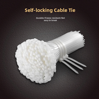 Найлонова самозатягаща се кабелна лента с пластмасова катарама за домашно използване