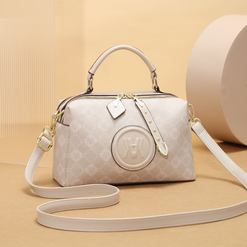 Geantă de umăr din PVC pentru femei, formă orizontală pătrată, închidere cu fermoar, căptușeală PU, capacitate mare, buzunar cu fermoar și buzunar pentru telefon, curea simplă, stil retro urban