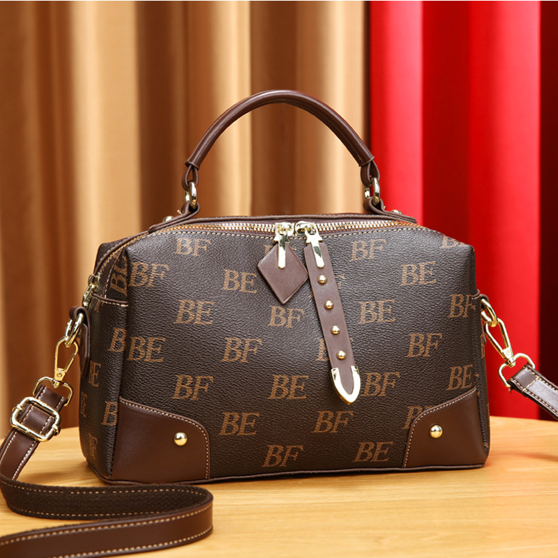 Geantă de umăr din PVC pentru femei, formă orizontală pătrată, închidere cu fermoar, căptușeală PU, capacitate mare, buzunar cu fermoar și buzunar pentru telefon, curea simplă, stil retro urban