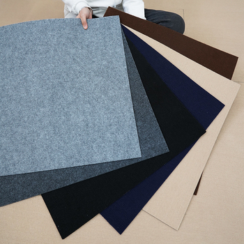 Εμπορικό αυτοκόλλητο χαλί από πολυεστέρα, ριγέ μοτίβο, αγροτικό ύφος, υφασμένο με μηχανή