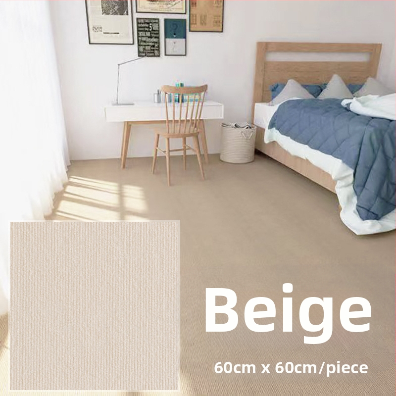 Komerciālais pašlīmējošais paklājs no poliesteru, svītrainais raksts, pastorālais stils, mašīnveidots austs