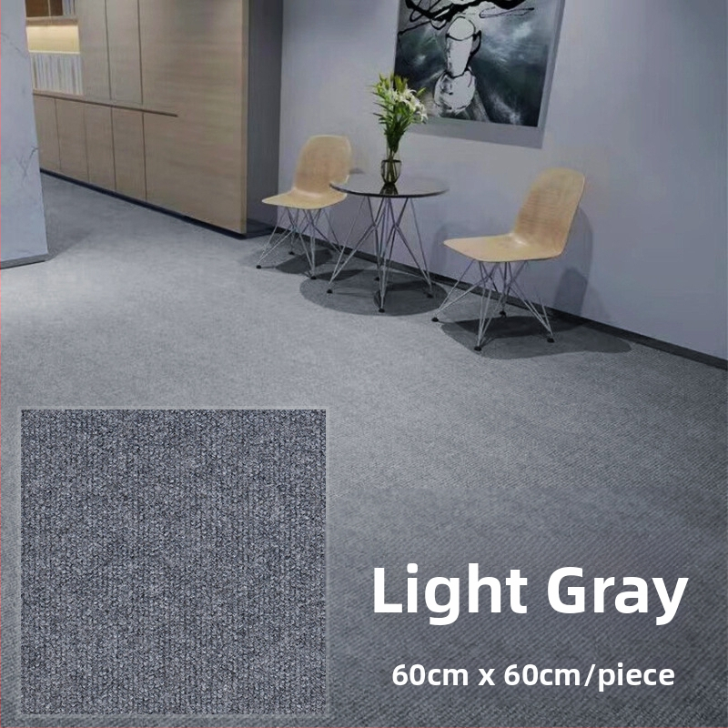 Komerciālais pašlīmējošais paklājs no poliesteru, svītrainais raksts, pastorālais stils, mašīnveidots austs