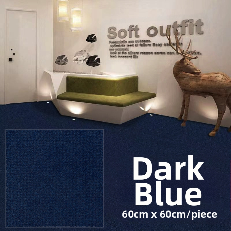 Komerciālais pašlīmējošais paklājs no poliesteru, svītrainais raksts, pastorālais stils, mašīnveidots austs