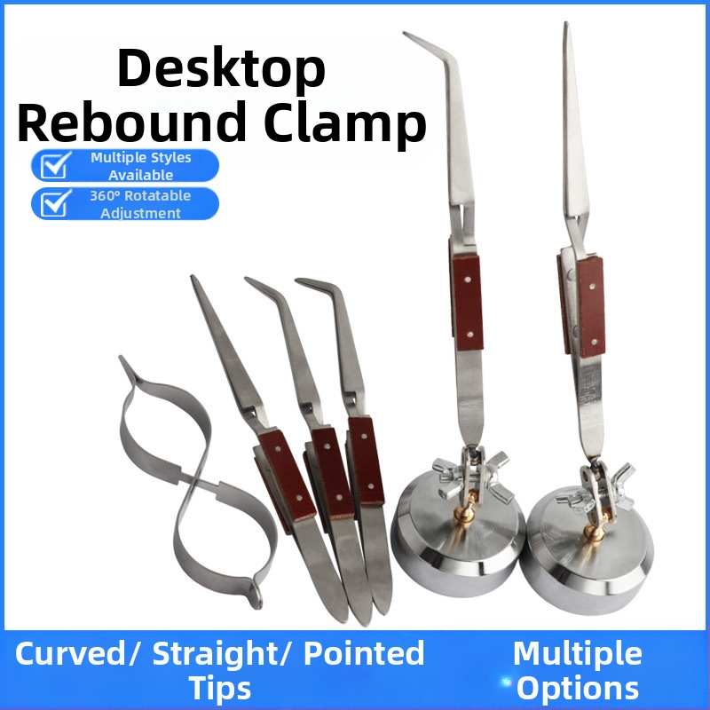 Universāla metināšanas knaģis, galda leņķa dizains, atpakaļējais klips, ar taisnām un izliektām žoklēm, pretslīdējoši zobi