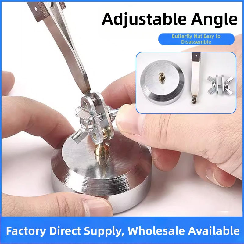 Универсална заваръчна щипка, настолен ъглов дизайн, обратен клип, с прави и извити челюсти, противоскользящи зъбци