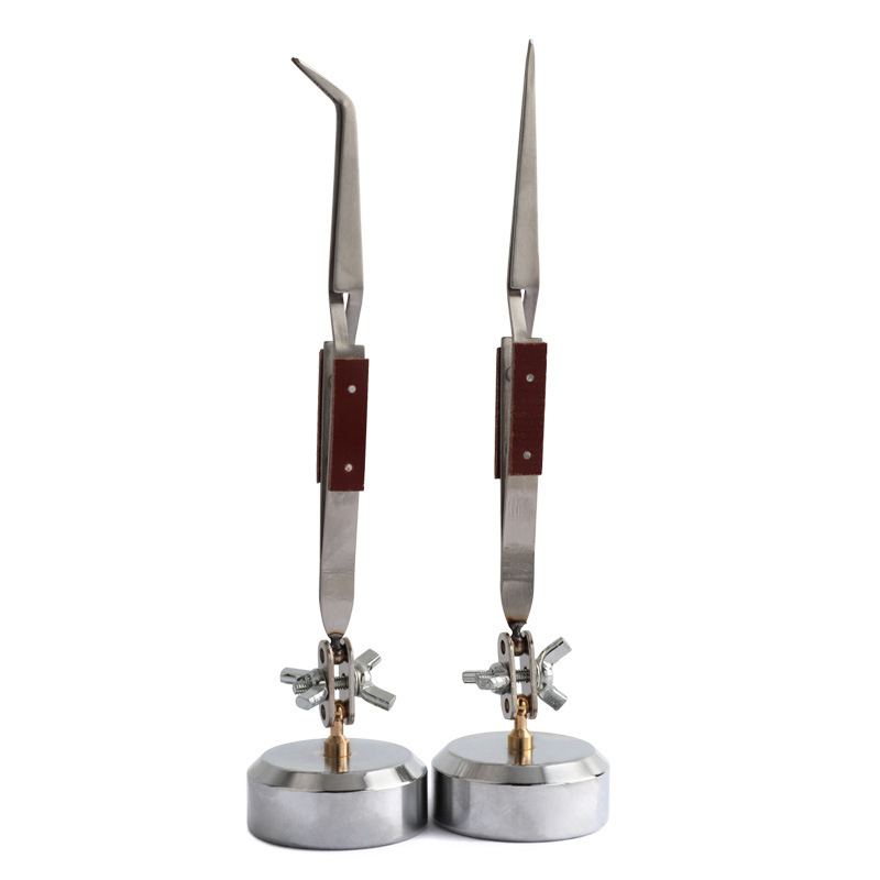 Универсална заваръчна щипка, настолен ъглов дизайн, обратен клип, с прави и извити челюсти, противоскользящи зъбци