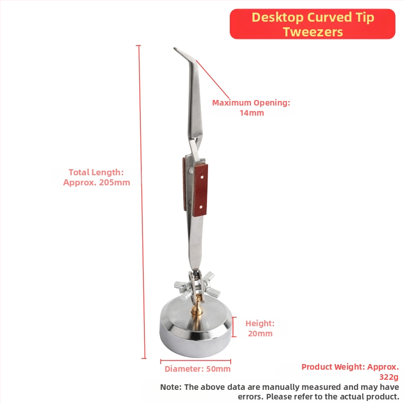 Универсална заваръчна щипка, настолен ъглов дизайн, обратен клип, с прави и извити челюсти, противоскользящи зъбци