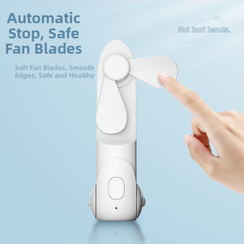 Πολυχρηστικός φορητός ανεμιστήρας USB με ενσωματωμένο φακό — 3 ρυθμίσεις ταχύτητας, μπαταρία 2000–4000 mAh, επαναφορτιζόμενος μέσω USB, αυτονομία 8–12 ωρών, τάση 5V