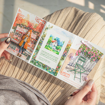 Декоративна хартиена лента – Leisure, Travel Street View серия, дебелина 0.04 мм, основен материал: хартия, за приложения с различни мащаби