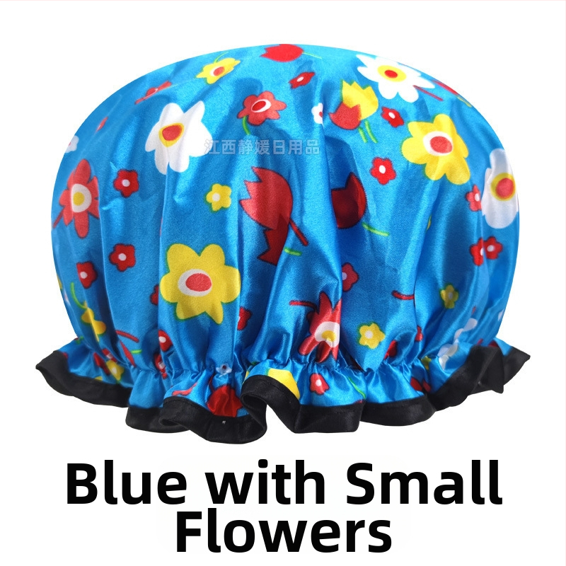 Bonetă de duș din PEVA, impermeabilă, cu dublu strat, fără logo, personalizabilă