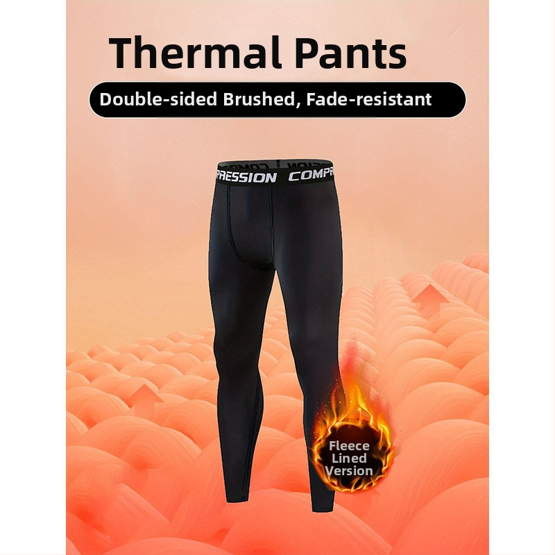 Ανδρικά εφαρμοστά αθλητικά παντελόνια με φλις επένδυση για προπόνηση, κατάλληλα για όλες τις εποχές, 90% πολυεστέρα σε συνθετικό μείγμα