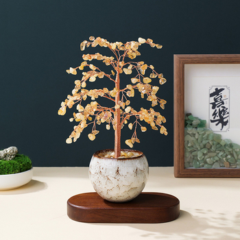 Κρυστάλλινο Δέντρο Ευτυχίας – Μοντέρνο Δέντρο από Κρύσταλλο για Σαλόνι και Γραφείο, Runyangshi