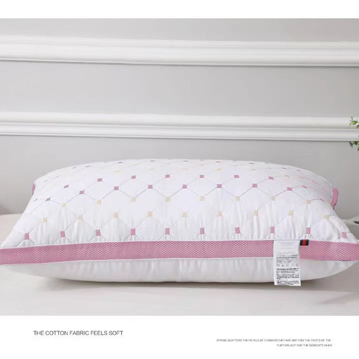 Възглавница с пълнеж Nine-hole fiber, регулируема височина, квадратна форма, тегло 0.55–1.0 кг