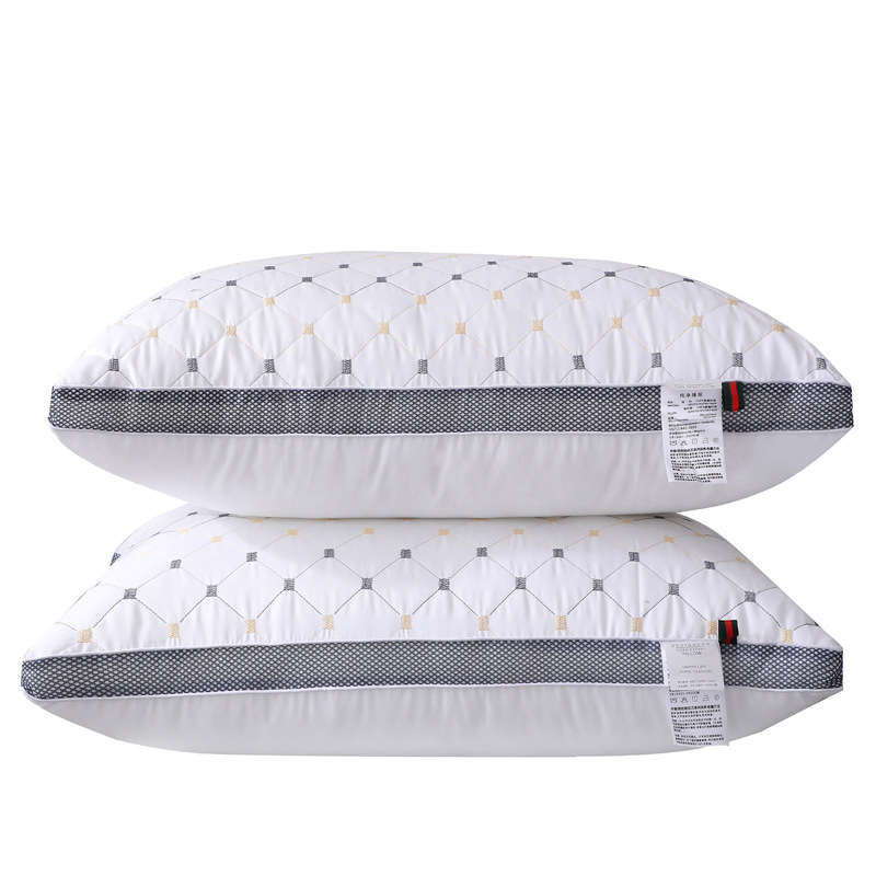 Възглавница с пълнеж Nine-hole fiber, регулируема височина, квадратна форма, тегло 0.55–1.0 кг