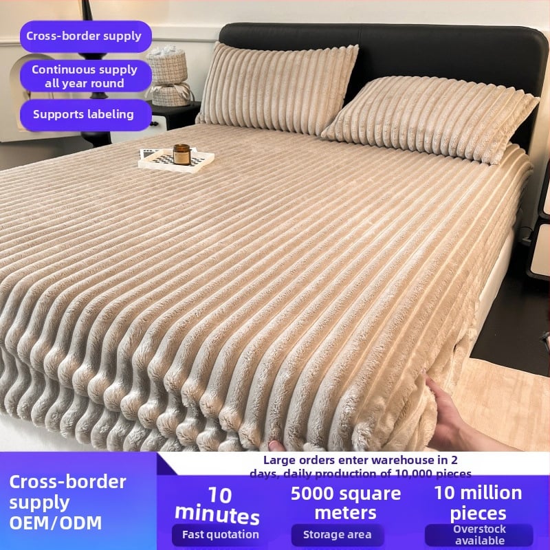 Tempama patalynė su dvipuse velūro danga, triušio pūkai, vienos spalvos modelis, 300–500 g/m²