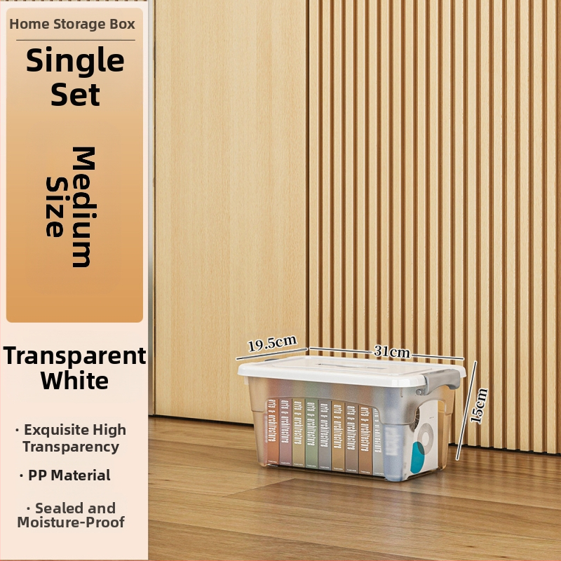 Пластмасова кутия за съхранение с колела — мултифункционална, 50–60 л, прахоустойчива и влагозащитна