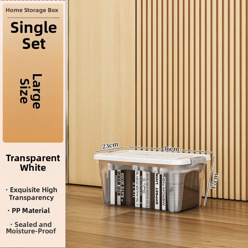 Пластмасова кутия за съхранение с колела — мултифункционална, 50–60 л, прахоустойчива и влагозащитна