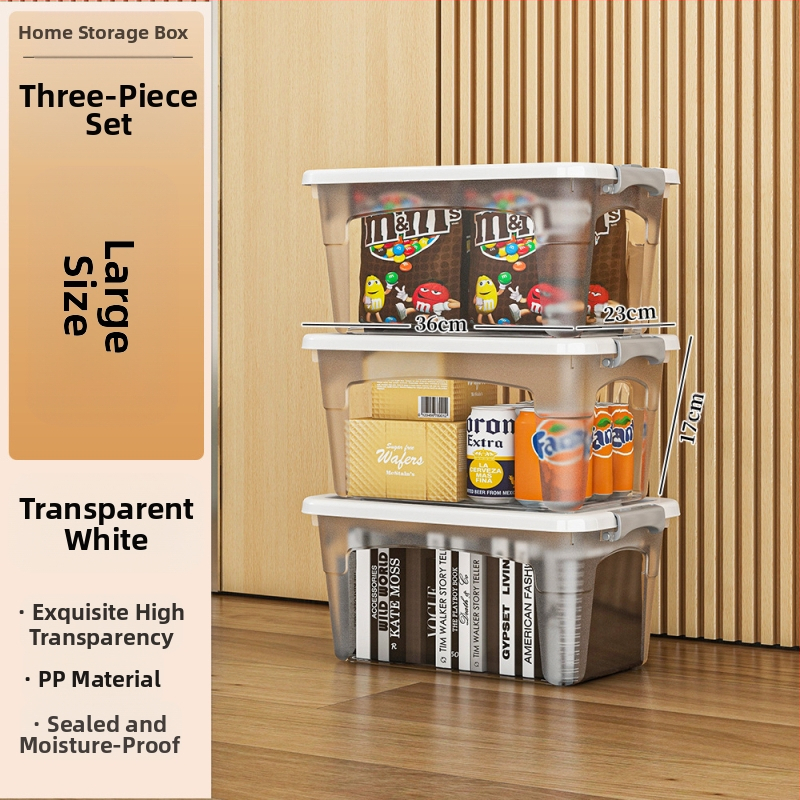 Пластмасова кутия за съхранение с колела — мултифункционална, 50–60 л, прахоустойчива и влагозащитна