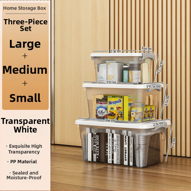 Пластмасова кутия за съхранение с колела — мултифункционална, 50–60 л, прахоустойчива и влагозащитна