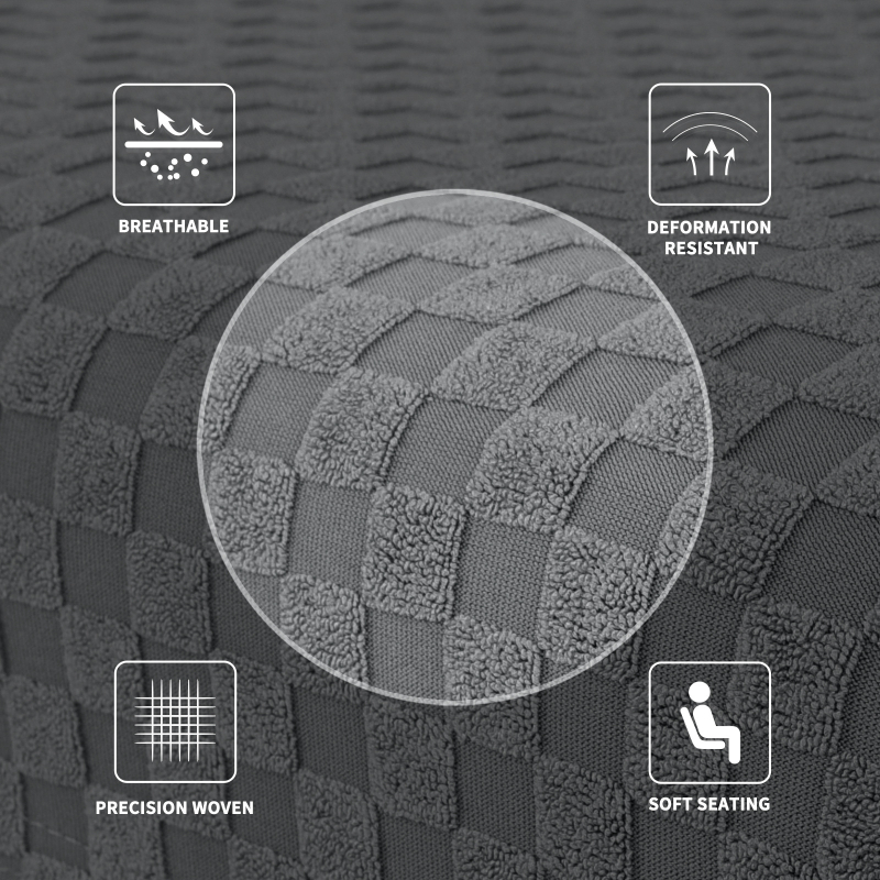 Husă pentru canapea de un loc — poliester, model solid, stil modern minimalist.