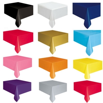 Μίας χρήσης PEVA τραπεζομάντιλο, παχιά κατασκευή, απλό στυλ, για διακόσμηση πάρτι