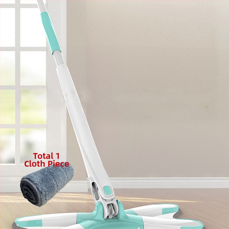 Pillangó klipszes lapos felmosó — kéz nélküli használat, összecsukható, nedves-száraz kettős használat