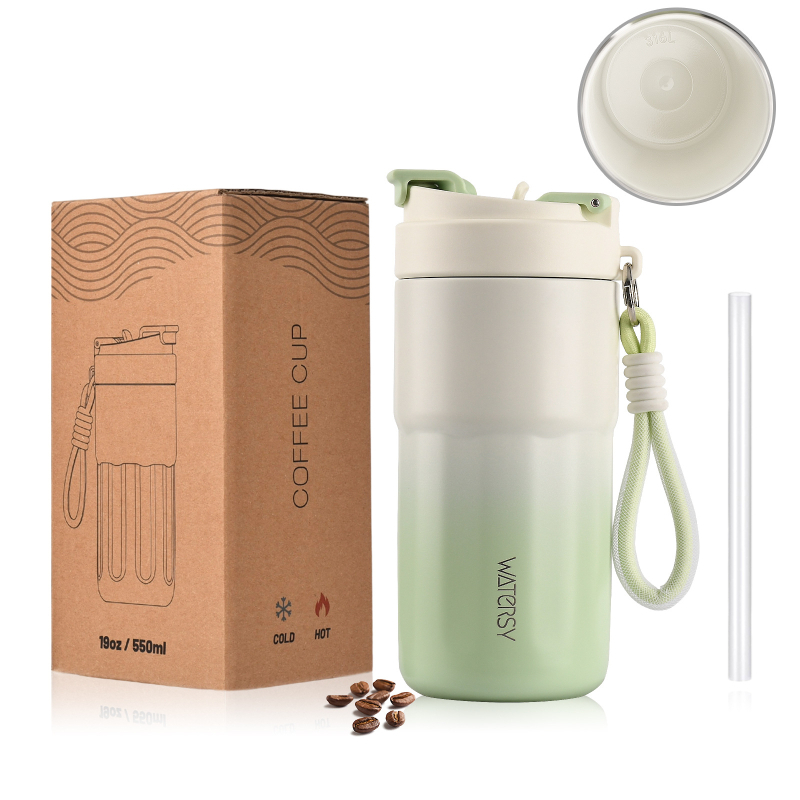 Termosz pohár 316-os rozsdamentes acél belső és külső falával, tealeeresztő kialakítás, 36 óránál hosszabb hőszigetelés, egyszerű stílus, irodai használat