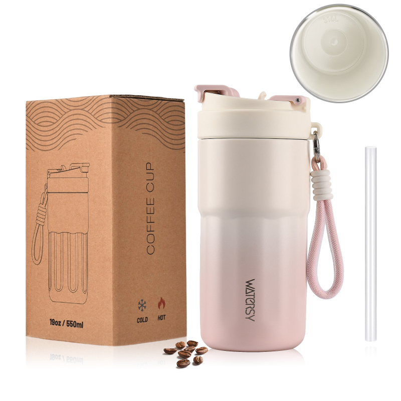 Termosz pohár 316-os rozsdamentes acél belső és külső falával, tealeeresztő kialakítás, 36 óránál hosszabb hőszigetelés, egyszerű stílus, irodai használat